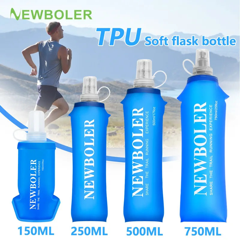 Water Bag Collapsible - Бутылка для воды 250/500/750 мл, складная,