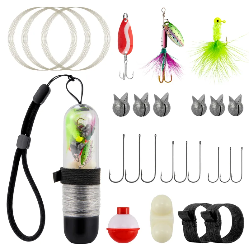 Fishing Kit Compact - 25 шт., набор для выживания и