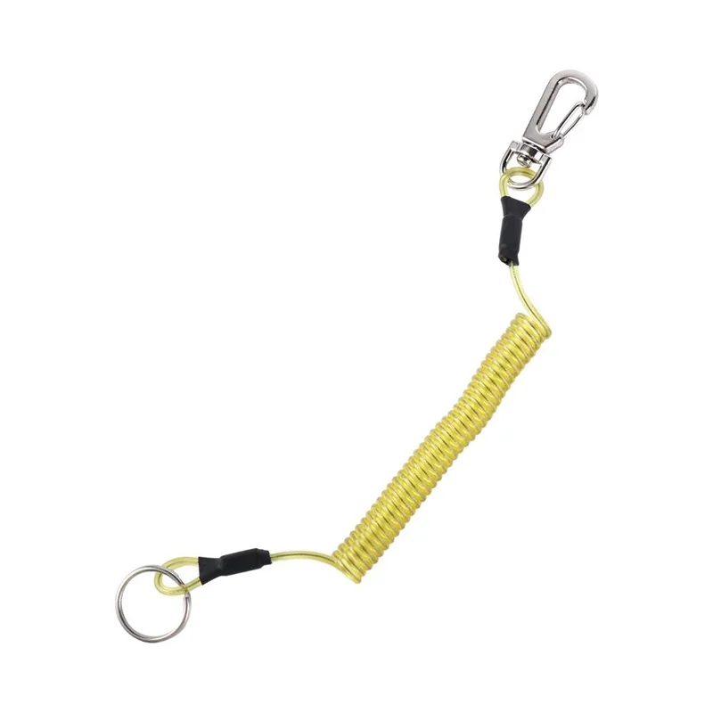 Fishing Kit Compact - Металлический карабин-брелок, страховочный трос, эластичный рыболовный