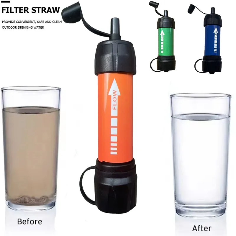 Water Purification Straw - Портативный фильтр для воды на открытом