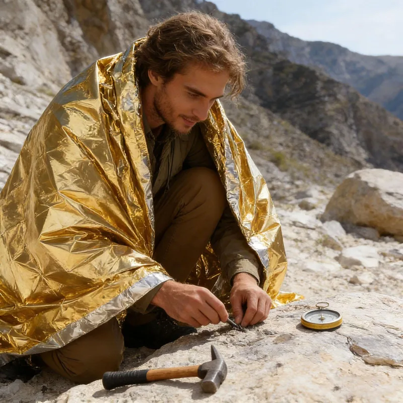 Survival Blanket Reflective - Термоодеяло для выживания из светоотражающей фольги,