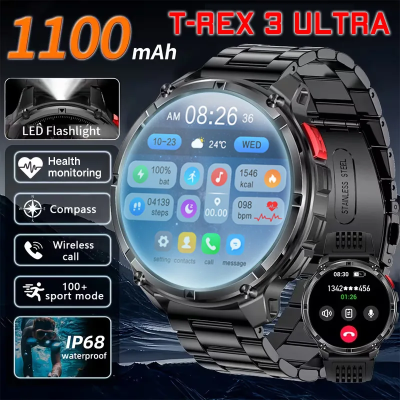 Compass Lensatic - Новые смарт-часы с аккумулятором T-Rex3 Ultra