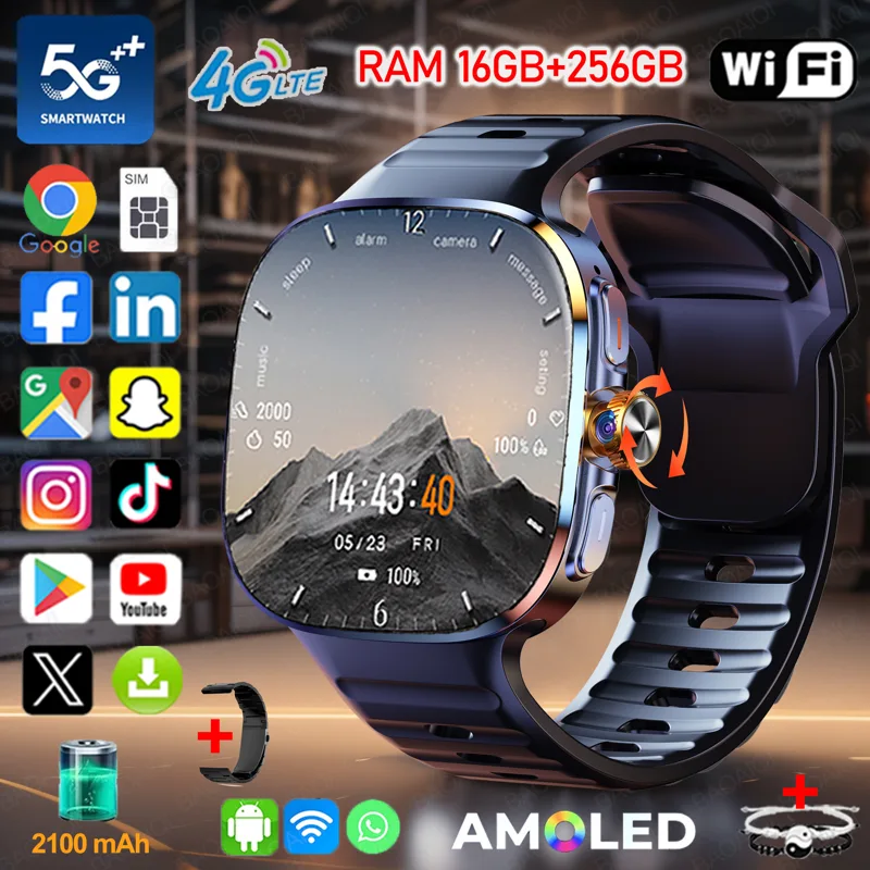 Compass Lensatic - Умные часы 4G/5G с большим экраном