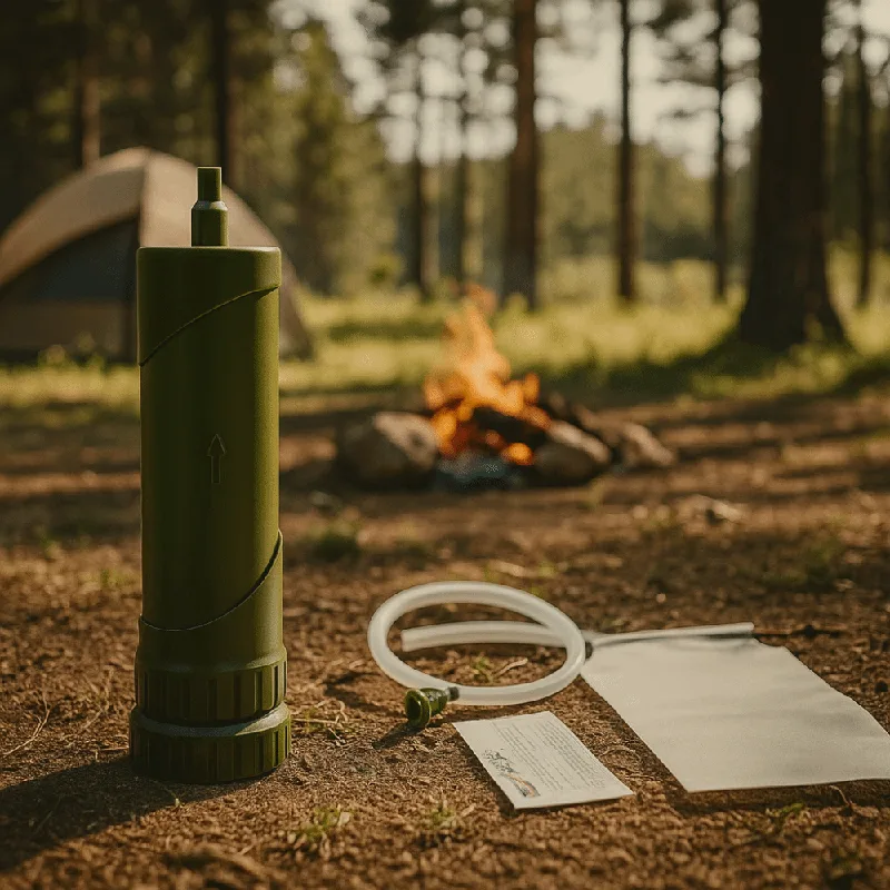Water Purification Straw - Портативный мини-фильтр для воды ABS: соломинка-фильтр