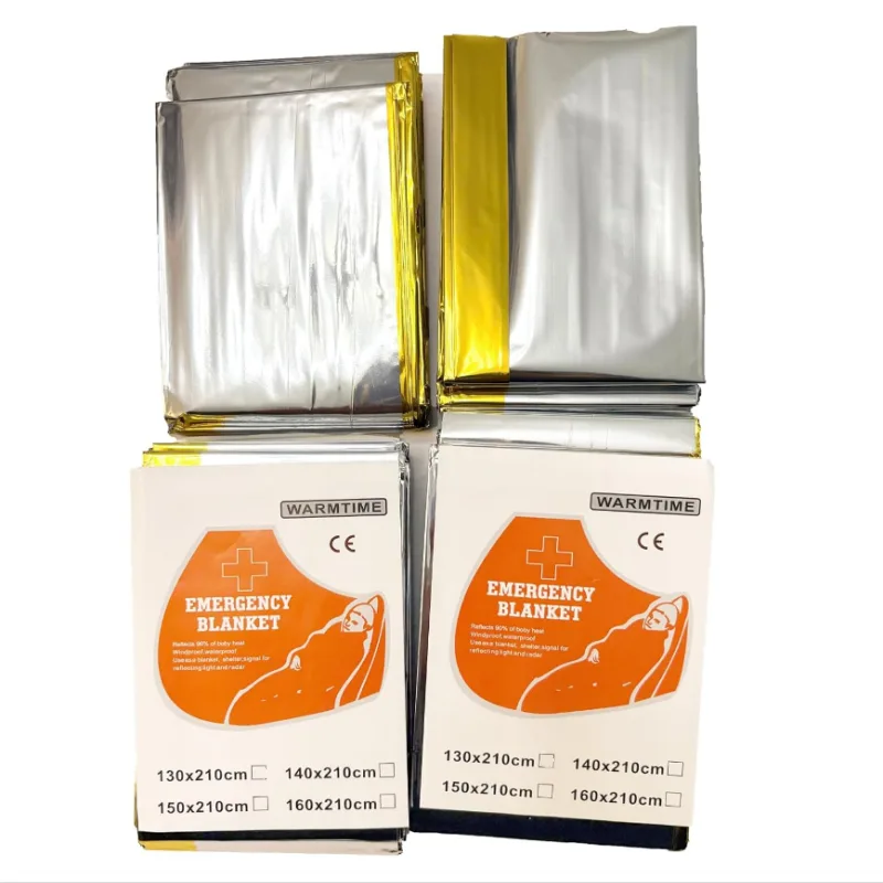 Emergency Mylar Tent - Набор из 4 золотых и серебряных