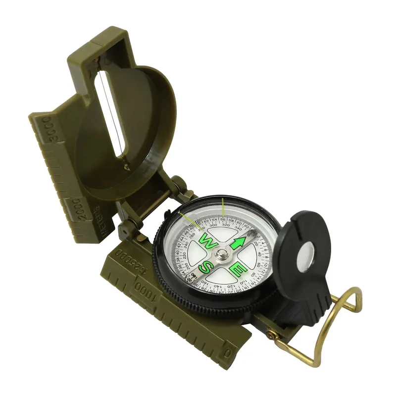 Compass Lensatic - Портативный многофункциональный фосфоресцентный компас-лупа для походов,