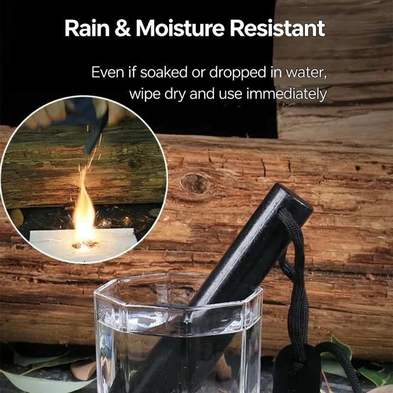 Magnesium Fire Starter - Магниевый стержень для розжига огня, многофункциональный
