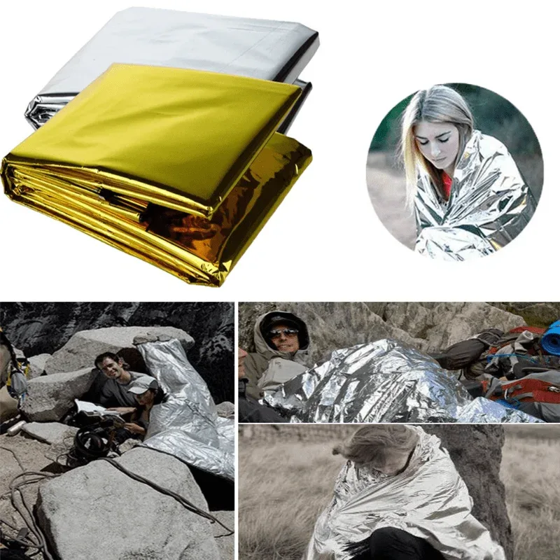 Survival Blanket Reflective - 1 шт., портативное одеяло для выживания