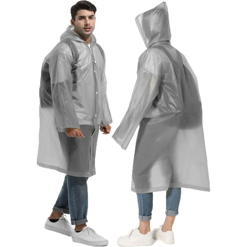 Emergency Poncho Rain - Водонепроницаемый плащ для пешего туризма, портативное