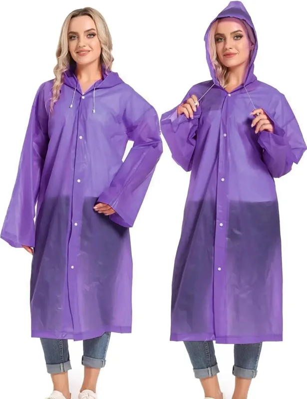 Emergency Poncho Rain - Водонепроницаемый дождевик для активного отдыха, портативное