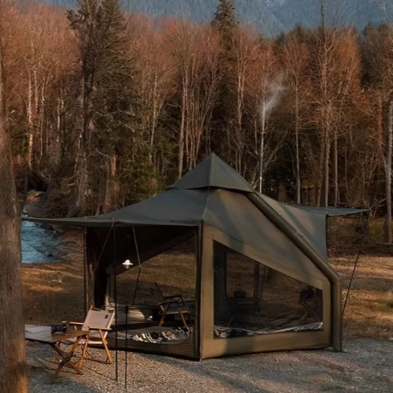 Emergency Mylar Tent - Семейная туристическая надувная палатка, уличный солнцезащитный