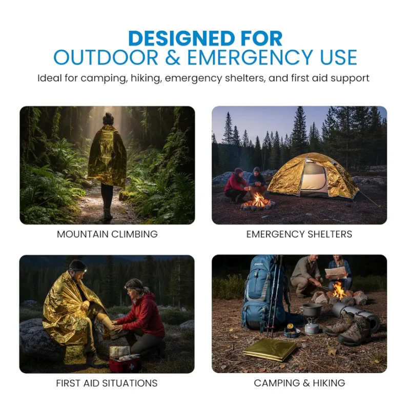 Набор из 10 золотых светоотраж – обзор и цена Survival Blanket Reflective