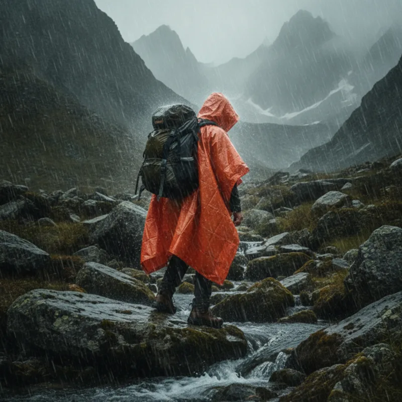 Дождевик с капюшоном, ветрозащ – обзор и цена Emergency Poncho Rain
