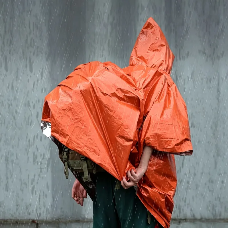 1 шт./2 шт./4 шт. Аварийное до – обзор и цена Emergency Poncho Rain