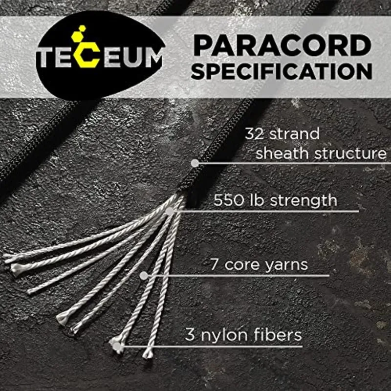 Паракорд 5/32 дюйма, 1000 футо – обзор и цена Para Cord 1000Ft