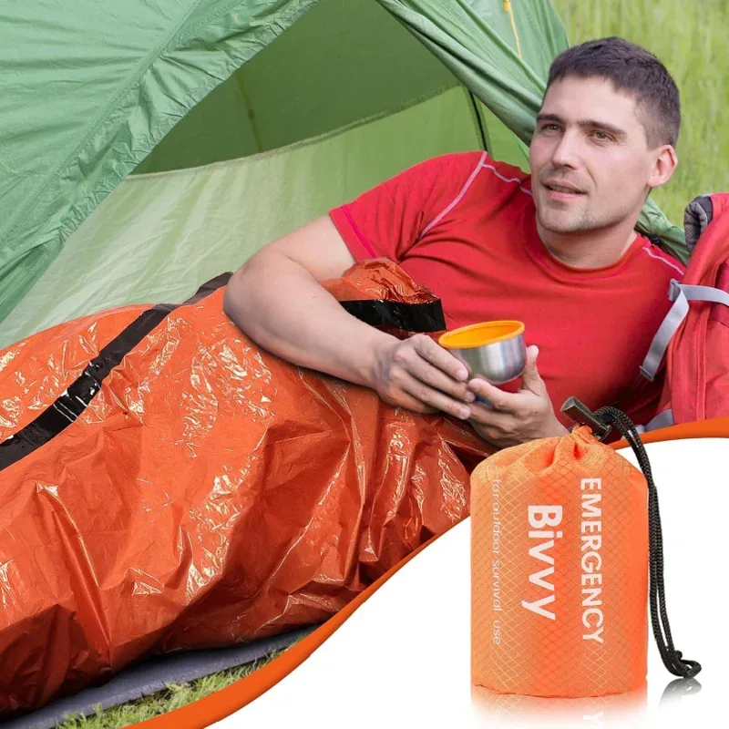 Аварийный спальный мешок-одеял – обзор и цена Bivy Bag Emergency