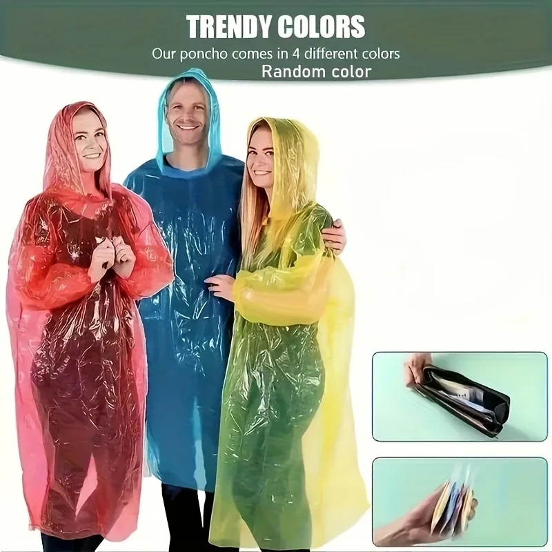 5/10 шт. одноразовые водонепро – обзор и цена Emergency Poncho Rain