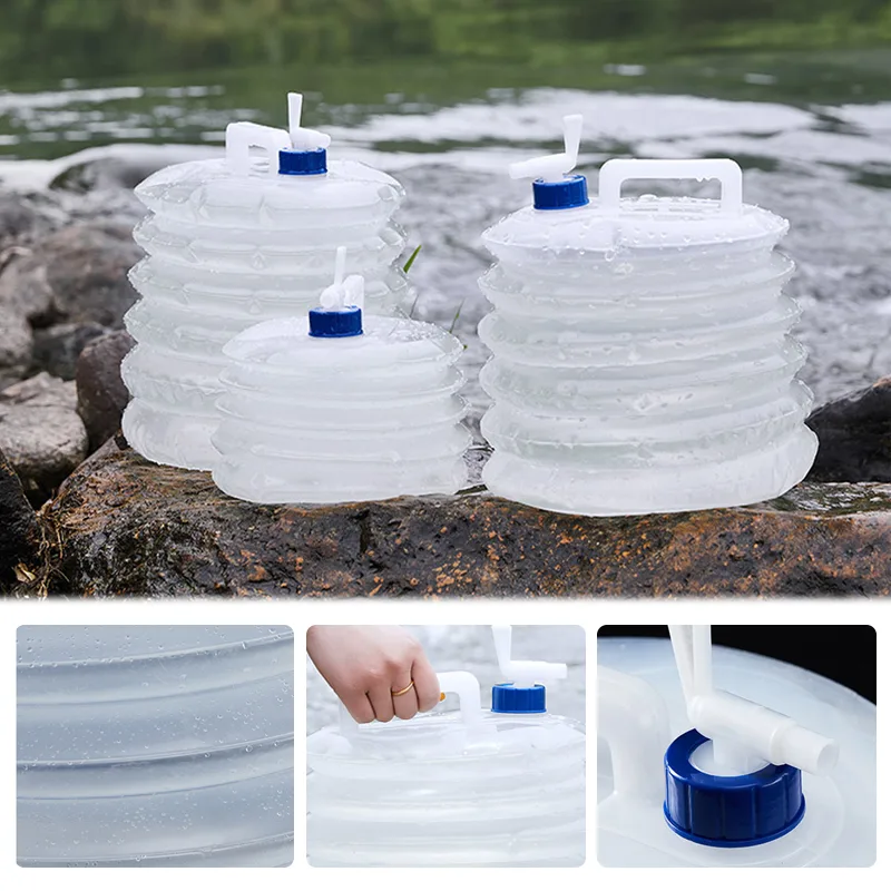 Складное ведро SEAMETAL 5-15 л – обзор и цена Water Bag Collapsible