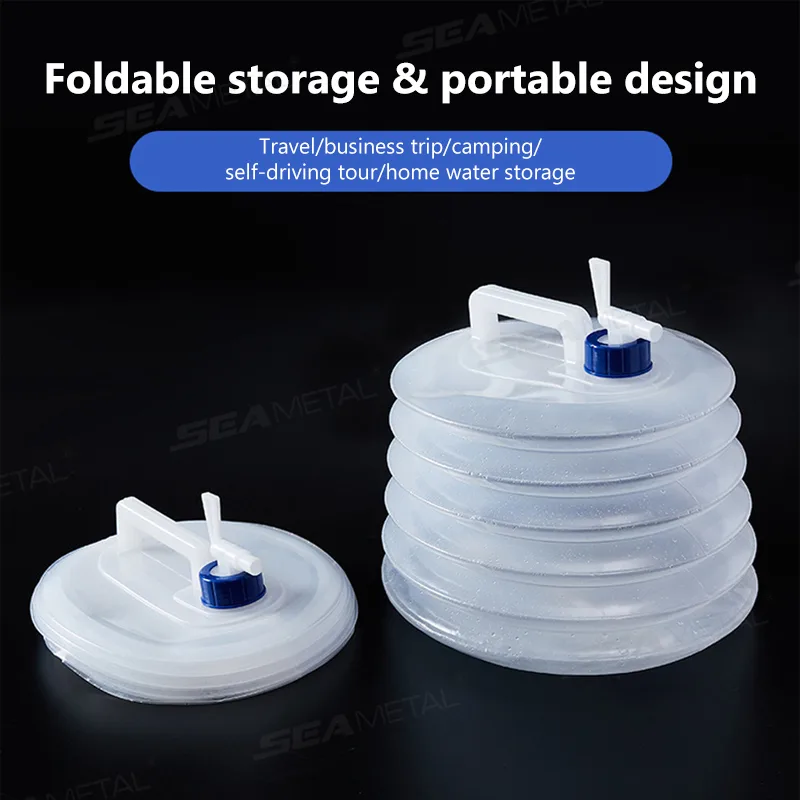 Складное ведро SEAMETAL 5-15 л – обзор и цена Water Bag Collapsible