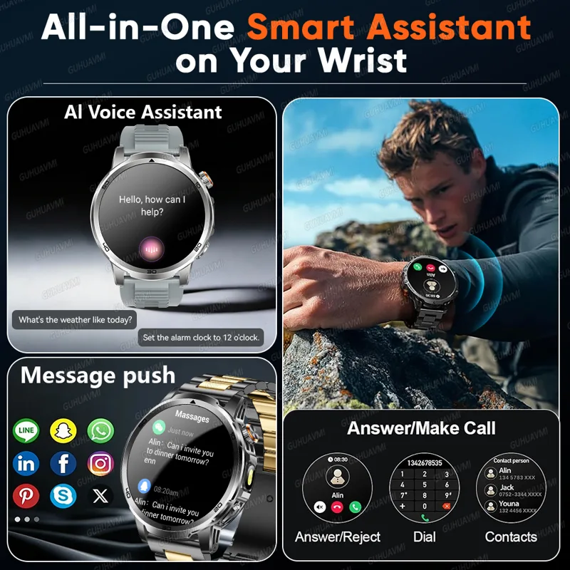 Новые умные часы для мужчин 20 – обзор и цена Compass Lensatic