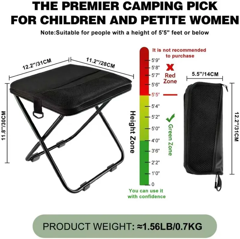 Портативный складной стул для  – обзор и цена Fishing Kit Compact