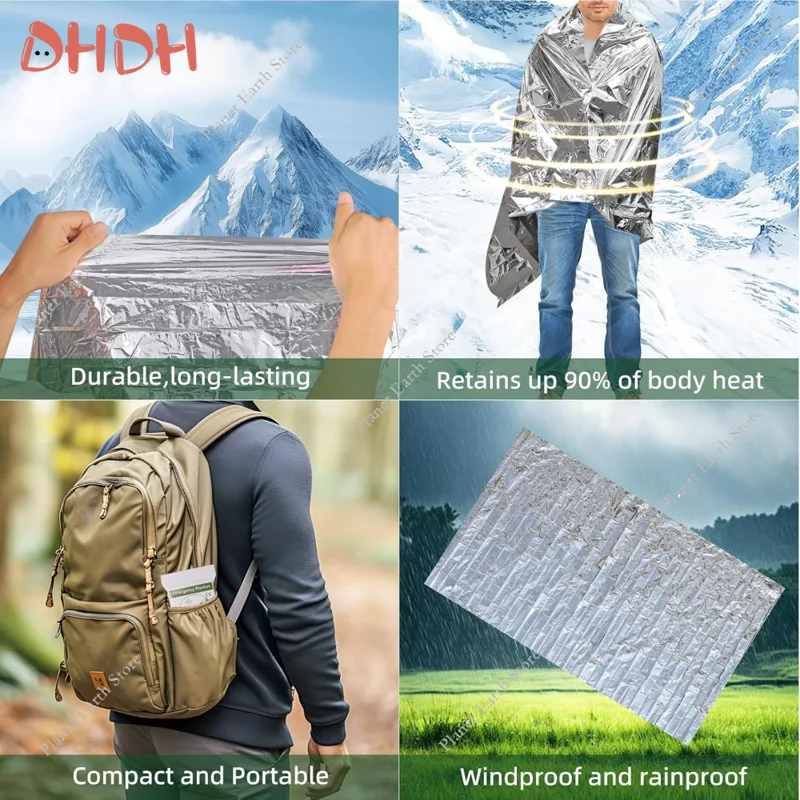 Аварийное термоодеяло 5/10/20  – обзор и цена Survival Blanket Reflective