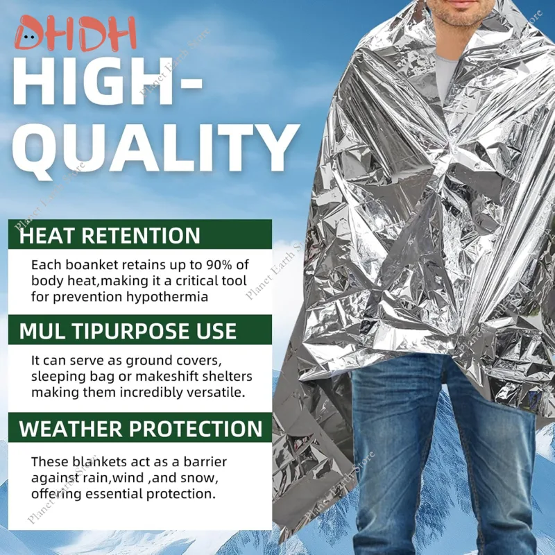 Аварийное термоодеяло 5/10/20  – обзор и цена Survival Blanket Reflective