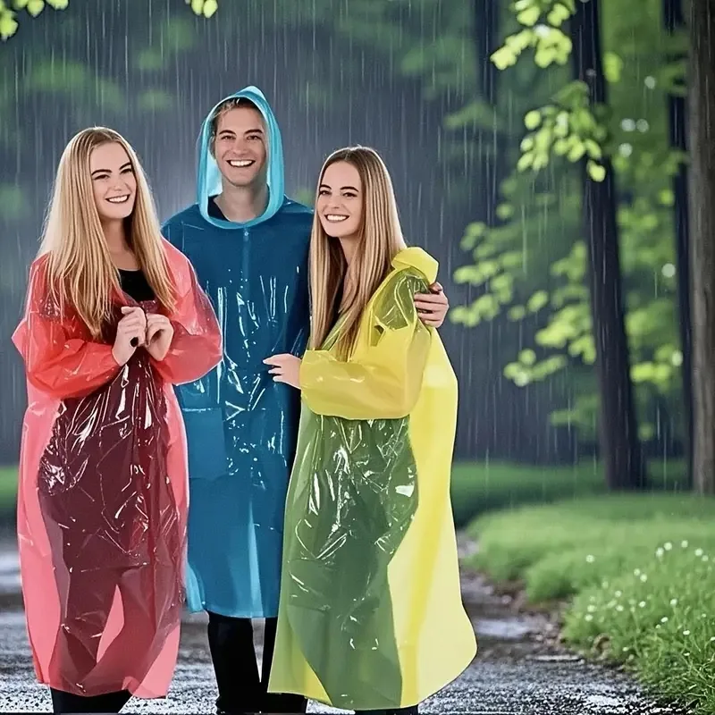 15/30 шт. Одноразовое прозрачн – обзор и цена Emergency Poncho Rain