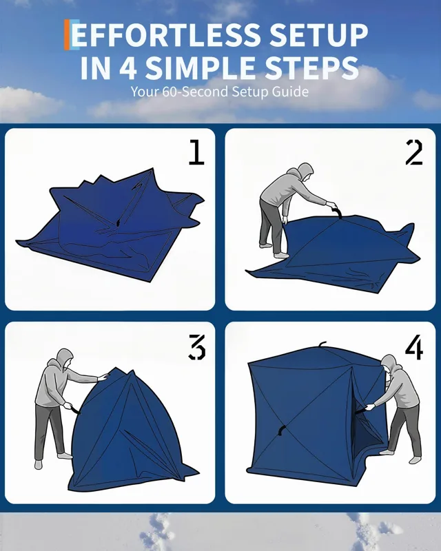 Палатка-шатер для зимней рыбал – обзор и цена Emergency Mylar Tent