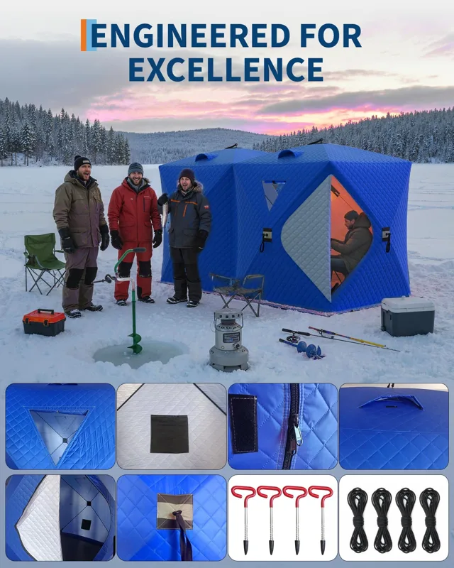 Палатка-шатер для зимней рыбал – обзор и цена Emergency Mylar Tent