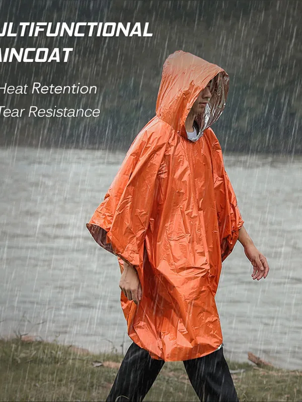 Трехфункциональный термо-дожде – обзор и цена Emergency Poncho Rain