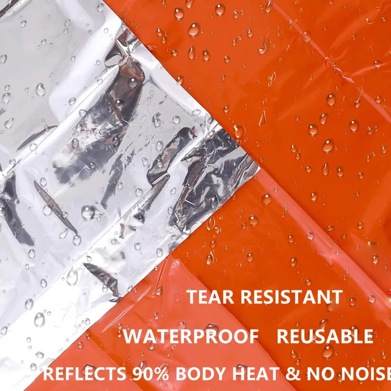 Термоотражающее одеяло-пончо,  – обзор и цена Survival Blanket Reflective