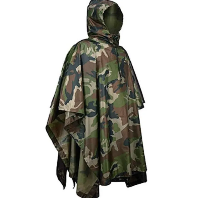 Тактический дождевик из ПВХ/ПУ – обзор и цена Emergency Poncho Rain