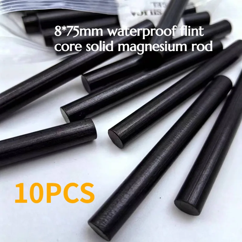 10 шт. 8*75 мм Водонепроницаем – обзор и цена Magnesium Fire Starter