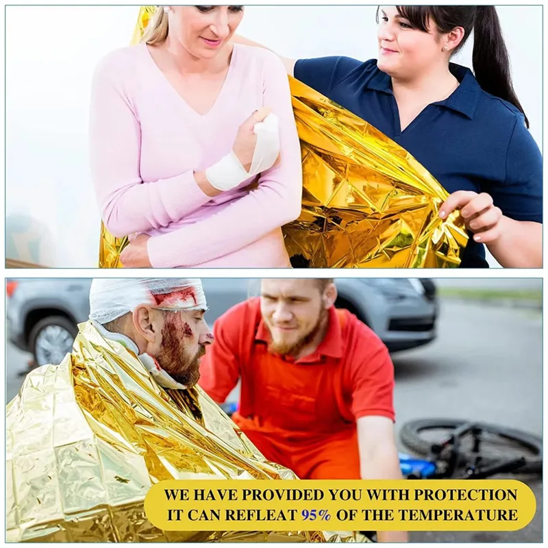 Одеяло из майларовой фольги дл – обзор и цена Survival Blanket Reflective