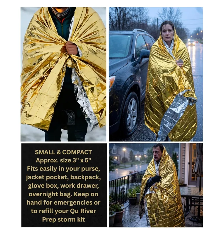 Набор из 4 золотых и серебряны – обзор и цена Emergency Mylar Tent