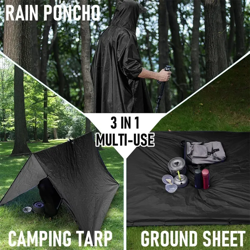 Многофункциональный уличный во – обзор и цена Emergency Poncho Rain