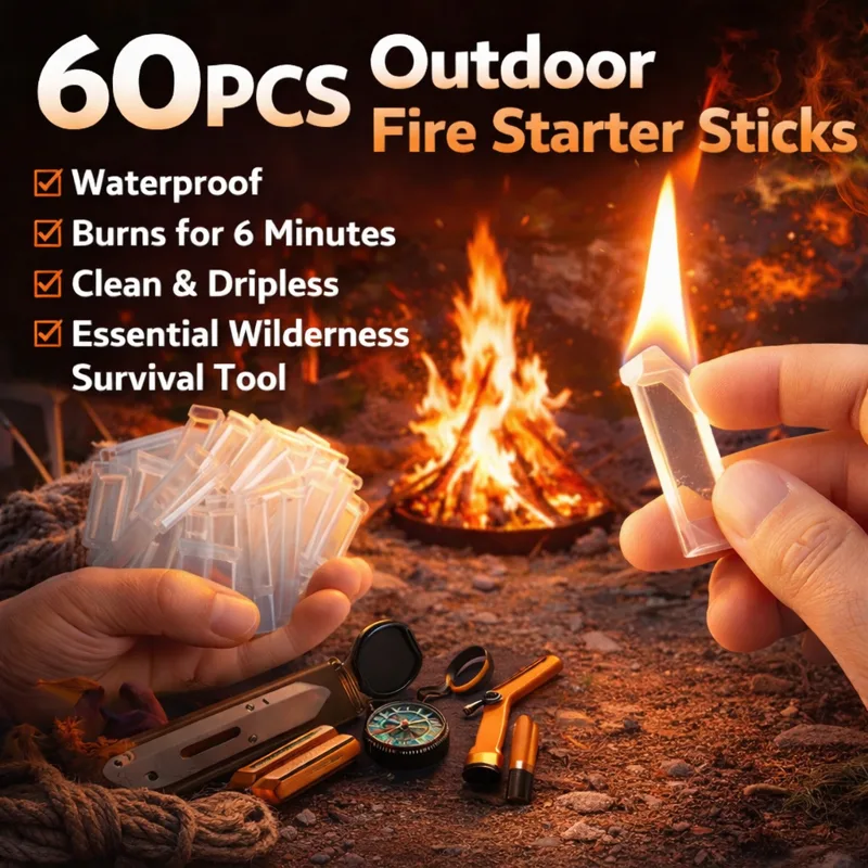 60 шт. водонепроницаемых воско – обзор и цена Fire Starting Kit