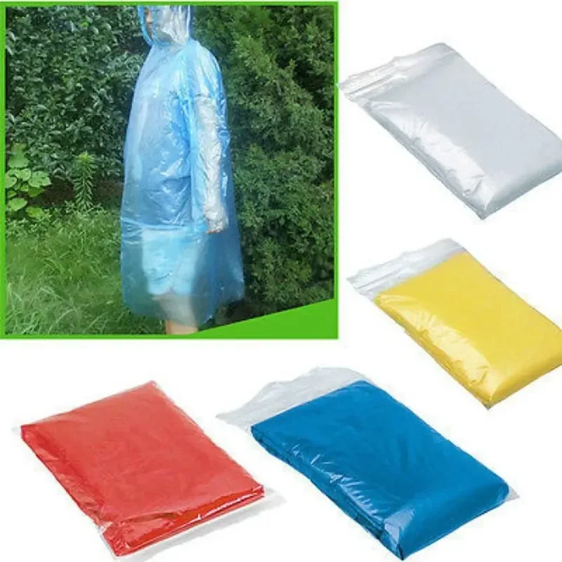 5/10 шт. одноразовый плащ для  – обзор и цена Emergency Poncho Rain