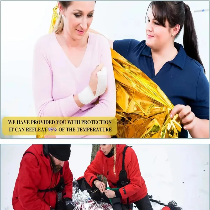 Водонепроницаемое аварийное од – обзор и цена Survival Blanket Reflective