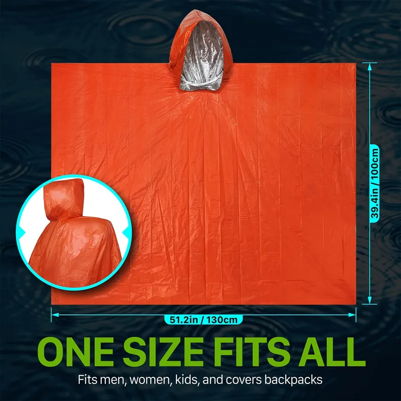 Дождевик для выживания в чрезв – обзор и цена Survival Blanket Reflective
