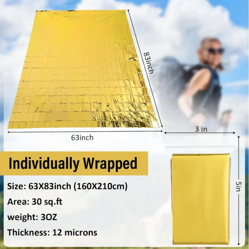 20 шт. гигантских термоодеял и – обзор и цена Survival Blanket Reflective